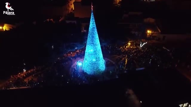 Inauguración Árbol de Navidad hecho a Crochet 05/12/23